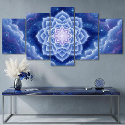 Celestial Lotus Nebula Dance