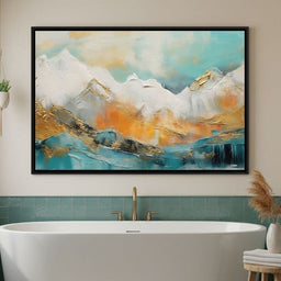 Golden Peaks Dawn Mountain Escape