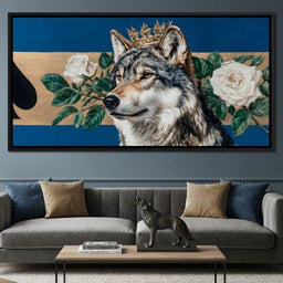 Golden Crowned Wolf Majesty