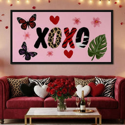 Pink Safari Love Butterfly Charm