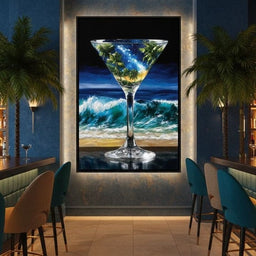 Cosmic Cocktail Island Night