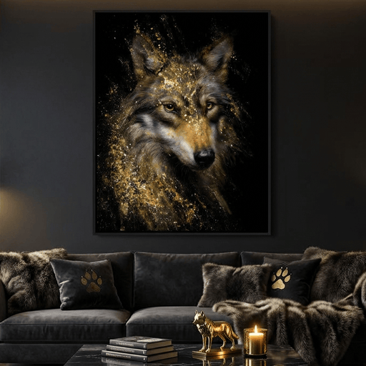 Radiant Lupine Goldburst Spirit Canvas Print