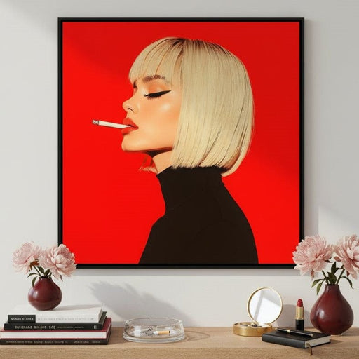 Enjoy a Unfiltered Cigarette Canvas Print