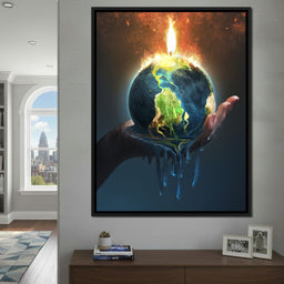 Holding the Earth - NicheCanvas