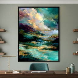 Aurora Tides of Golden Drift