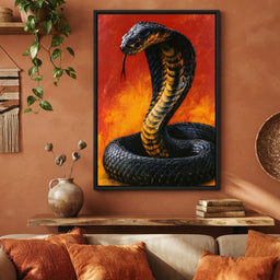 Airbrush Cobra Retro Style - room mockup 2