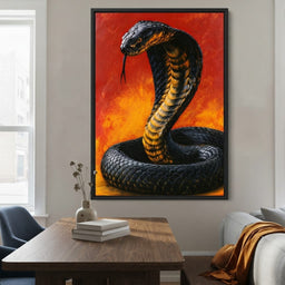 Airbrush Cobra Retro Style - room mockup 10