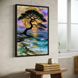 Ancient Pine Before The Gilded Moon - room mockup 3