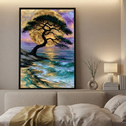 Ancient Pine Before The Gilded Moon - room mockup 8