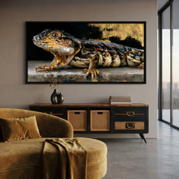 Ancient Scales Upon Gilded Ground - room mockup 1