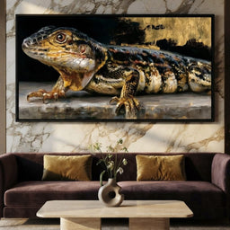 Ancient Scales Upon Gilded Ground - room mockup 4