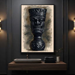 Ancient Totem Of The Island Spirit - room mockup 12