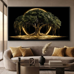 Ancient Tree Upon The Hollow Moon - room mockup 1