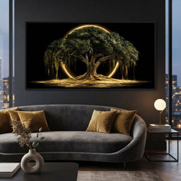 Ancient Tree Upon The Hollow Moon - room mockup 5