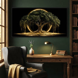 Ancient Tree Upon The Hollow Moon - room mockup 6