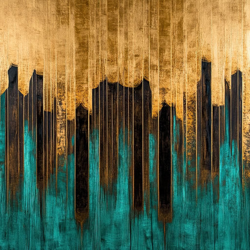 Golden Reflections Vertical Harmony Canvas Print