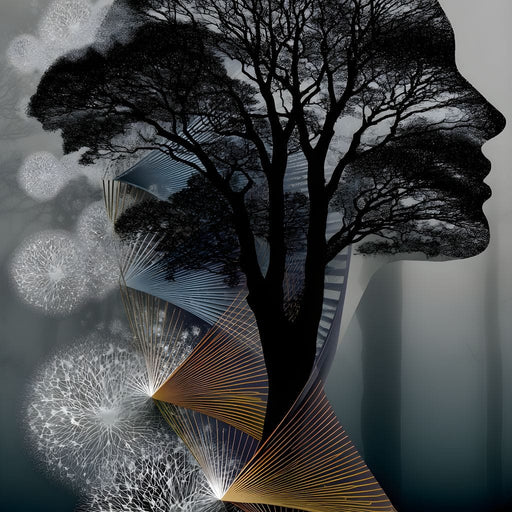 Illusionary Forest Mindscape Canvas Print