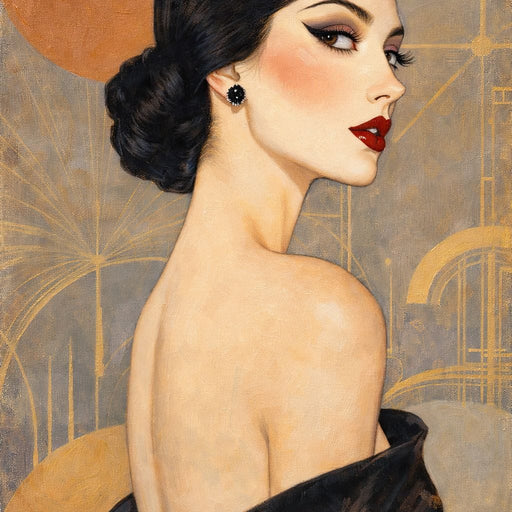 Velvet Elegance - TooplesArt Canvas Print