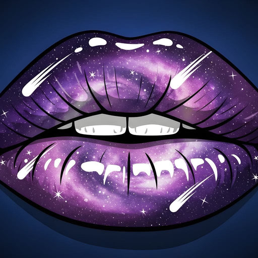 Galactic Kiss Enchantment Canvas Print