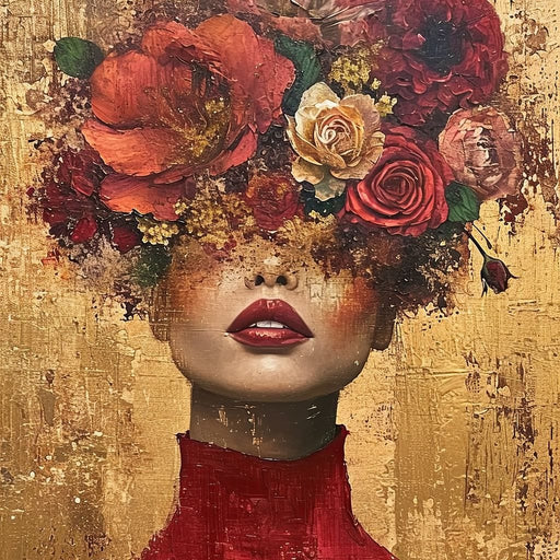 Blossom Crowned Silence Canvas Print