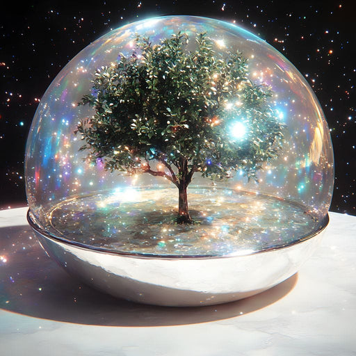 Celestial Arboreal Oasis Canvas Print