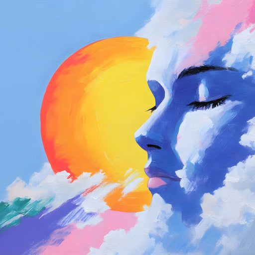 Dreamscape of Sunlit Skies Canvas Print