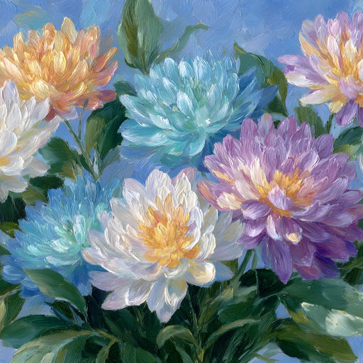 Petals of Tranquil Vibrance Canvas Print