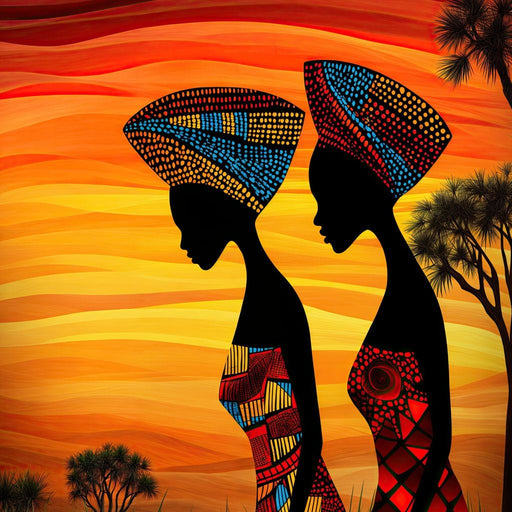 Sisters of the Savannah - TooplesArt Canvas Print