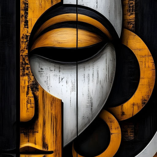 Golden Lattice of Reflection Canvas Print