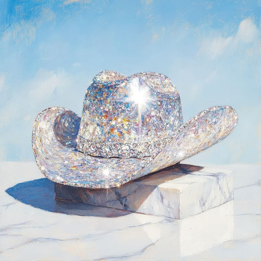 Glistening Cowboy Hat Canvas Print