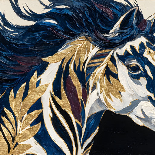 Galloping Midnight Majesty - Alicia Smith Canvas Print