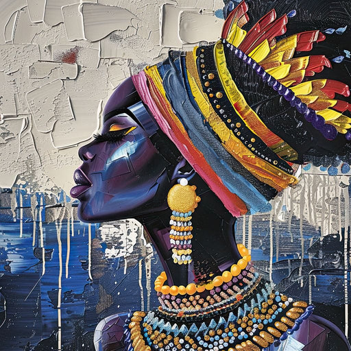 Sapphire Dreams of Africa - Sakeem Gibbs Canvas Print
