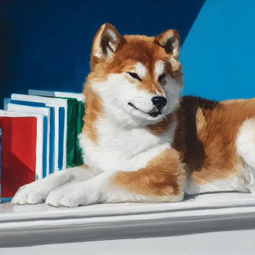 Canine Sunlit Reverie Canvas Print