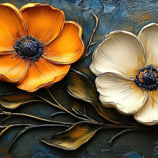 Floral Symphony of Vibrant Colors Canvas Print