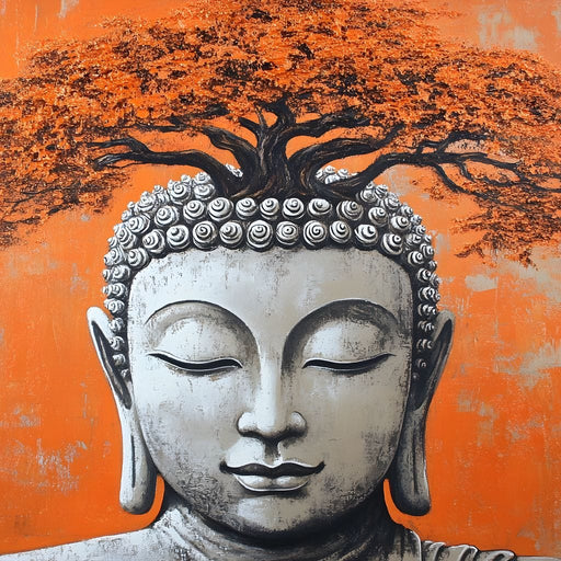 Buddha Tranquility Tree Spirit Canvas Print