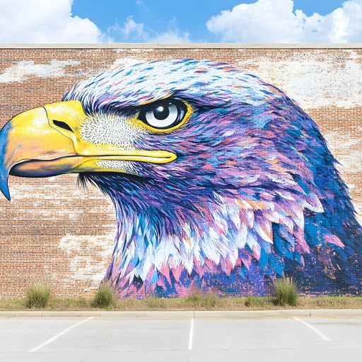 Street Art - Eagle Majesty Canvas Print