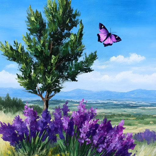 Butterfly Meadow Bliss Canvas Print