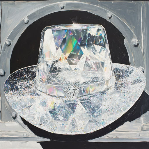 Crystal Cowboy Hat Canvas Print