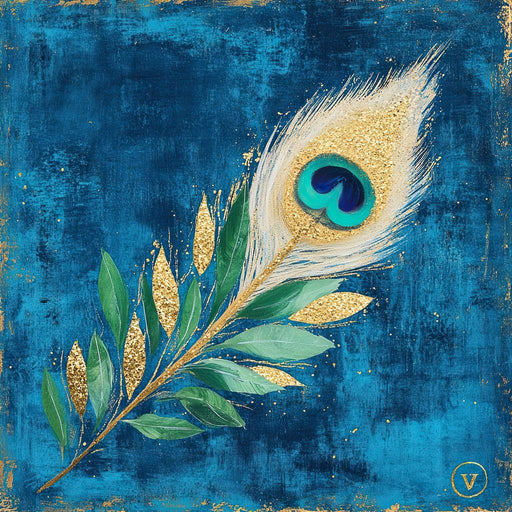 Peacock Plume Enchantment Canvas Print