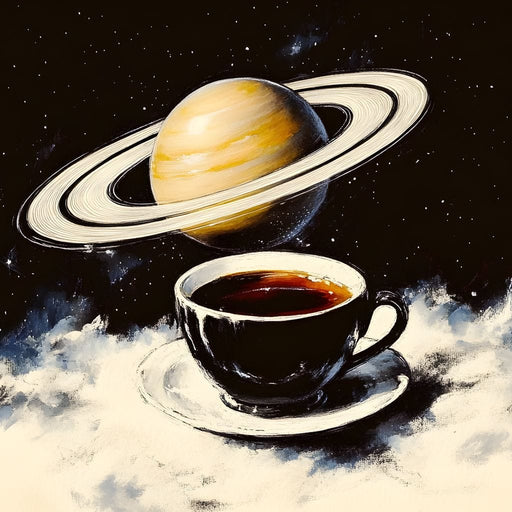 Saturn's Morning Brew Canvas Print