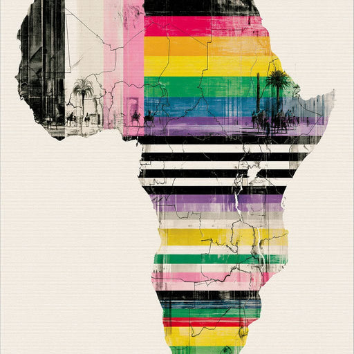 Vibrant Rhythms Across A Changing Continent Canvas Print