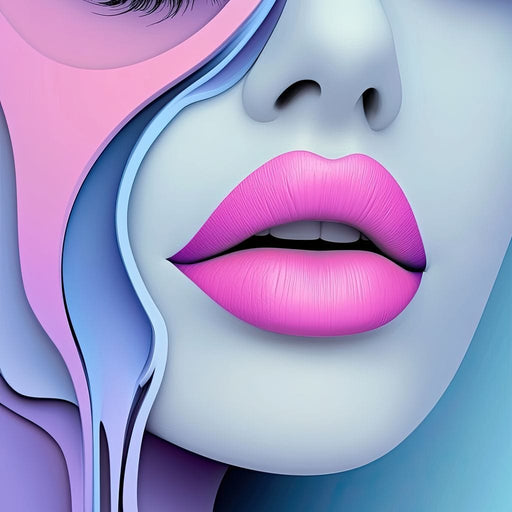 Lush Lips & Liquid Dreams - TooplesArt Canvas Print