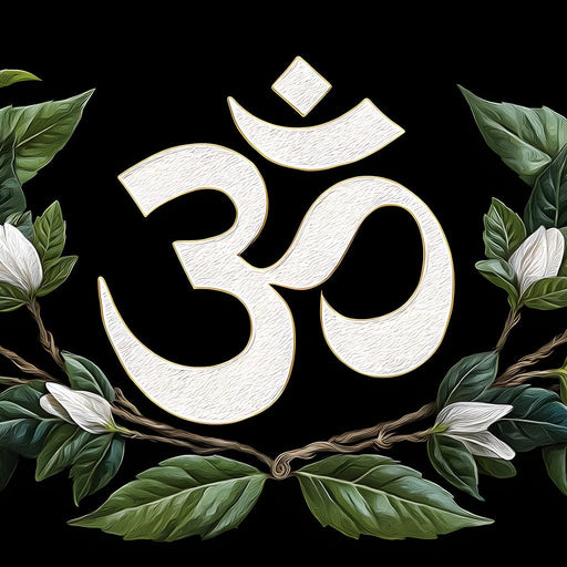 Om Blossom Essence Radiance Canvas Print