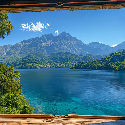 Lakeside Serenity Vista Canvas Print