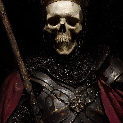 King of Bone and Shadow Reign Canvas Print