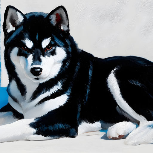 Regal Paws Poised in Silence Canvas Print