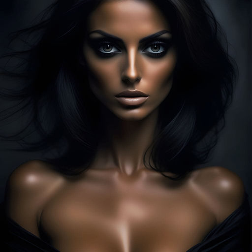 Female Portrait 199 - Johanjjf Canvas Print