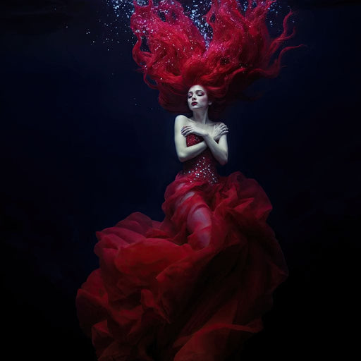 Crimson Depths - TooplesArt Canvas Print