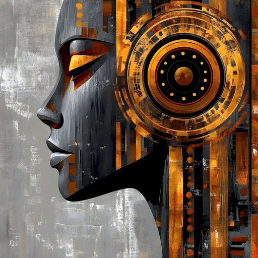 Industrial Echoes Evolution Canvas Print