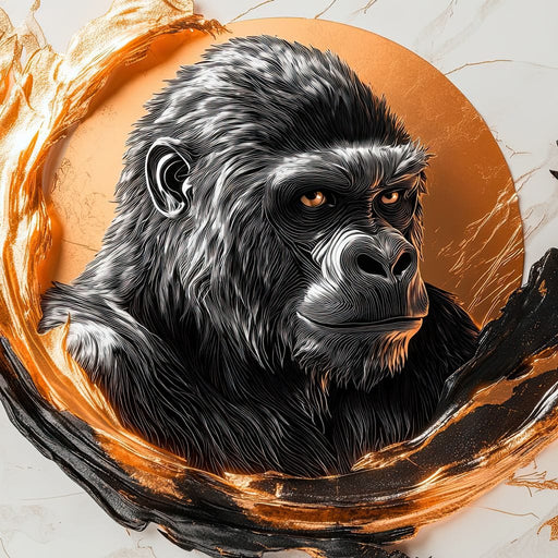 Primate Reflection Canvas Print